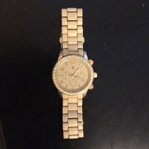 Charming Charlies Gold/taupe watch